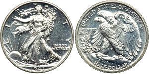 1/2 Dollar USA (1776 - ) Silver 