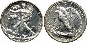 1/2 Dollar USA (1776 - ) Silver 