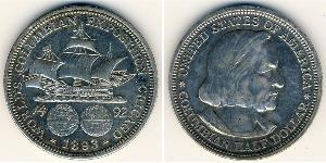 1/2 Dollar USA (1776 - ) Silver Christopher Columbus (1451 - 1506)