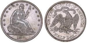 1/2 Dollar USA (1776 - ) Silver 