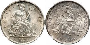 1/2 Dollar USA (1776 - ) Silver 