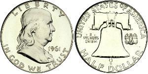 1/2 Dollar USA (1776 - ) Silver Franklin Delano Roosevelt (1882-1945)