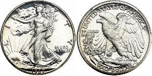 1/2 Dollar USA (1776 - ) Silver 