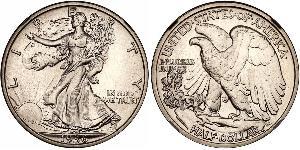 1/2 Dollar USA (1776 - ) Silver 