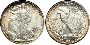 1/2 Dollar USA (1776 - ) Silver 