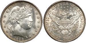 1/2 Dollar USA (1776 - ) Silver 