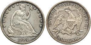 1/2 Dollar USA (1776 - ) Silver 