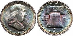 1/2 Dollar USA (1776 - ) Silver Franklin Delano Roosevelt (1882-1945)