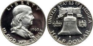 1/2 Dollar USA (1776 - ) Silver Franklin Delano Roosevelt (1882-1945)