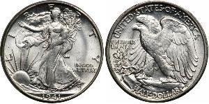 1/2 Dollar USA (1776 - ) Silver 