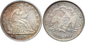 1/2 Dollar USA (1776 - ) Silver 