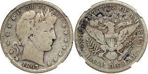 1/2 Dollar USA (1776 - ) Silver 