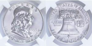 1/2 Dollar USA (1776 - ) Silver Franklin Delano Roosevelt (1882-1945)