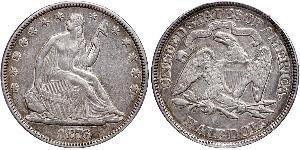 1/2 Dollar USA (1776 - ) Silver 