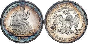 1/2 Dollar USA (1776 - ) Silver 