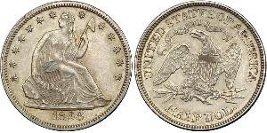 1/2 Dollar USA (1776 - ) Silver 