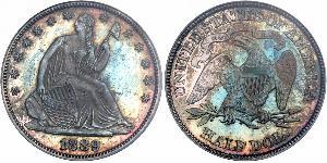 1/2 Dollar USA (1776 - ) Silver 