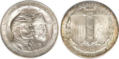 1/2 Dollar USA (1776 - ) Silver 