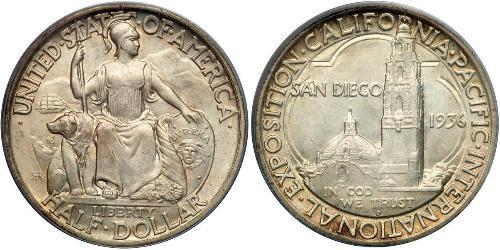 1/2 Dollar USA (1776 - ) Silver 