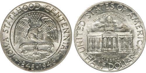 1/2 Dollar USA (1776 - ) Silver 