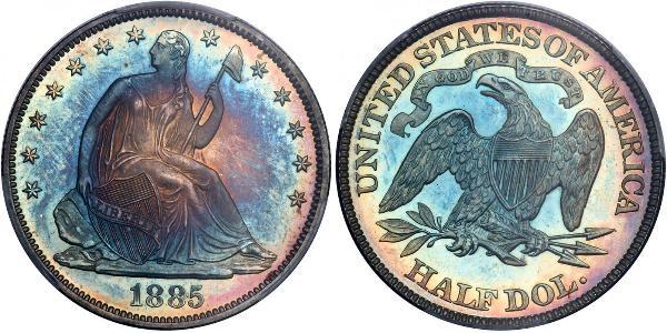 1/2 Dollar USA (1776 - ) Silver 