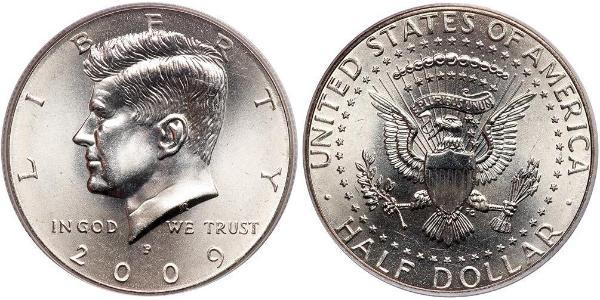 1/2 Dollar USA (1776 - ) Silver John Fitzgerald Kennedy (1917-1963)