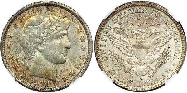 1/2 Dollar USA (1776 - ) Silver 