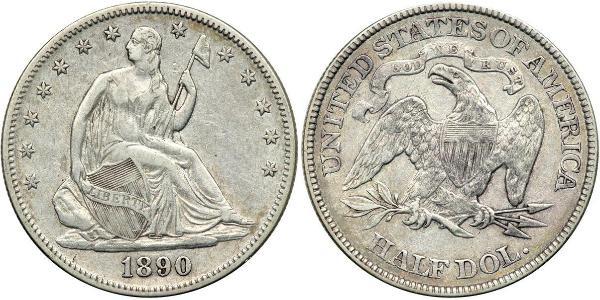 1/2 Dollar USA (1776 - ) Silver 