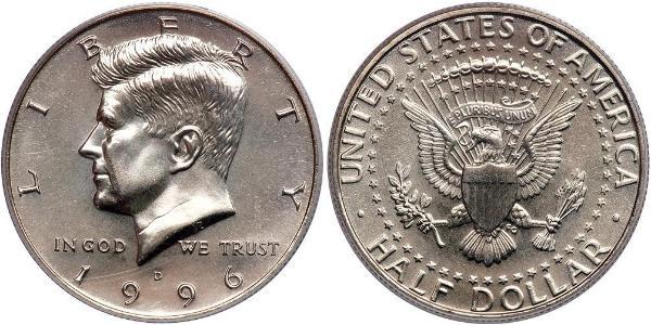 1/2 Dollar USA (1776 - ) Silver John Fitzgerald Kennedy (1917-1963)