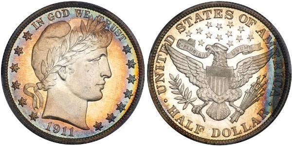 1/2 Dollar USA (1776 - ) Silver 