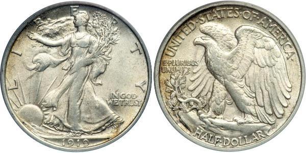 1/2 Dollar USA (1776 - ) Silver 