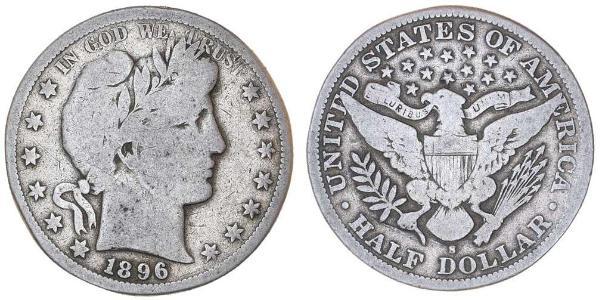 1/2 Dollar USA (1776 - ) Silver 