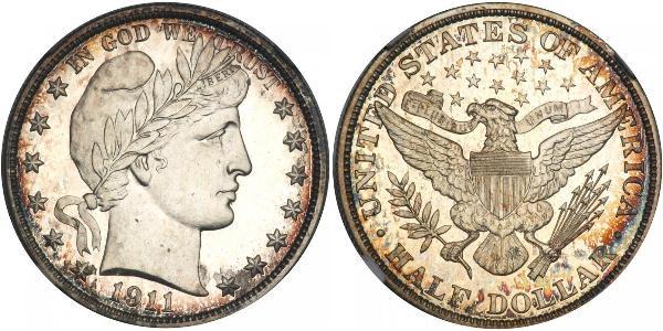 1/2 Dollar USA (1776 - ) Silver 