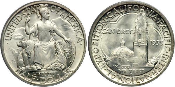 1/2 Dollar USA (1776 - ) Silver 