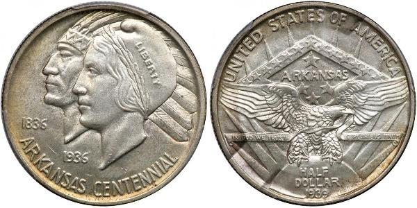 1/2 Dollar USA (1776 - ) Silver 
