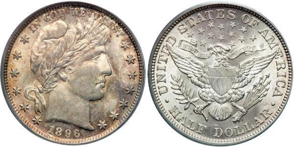 1/2 Dollar USA (1776 - ) Silver 