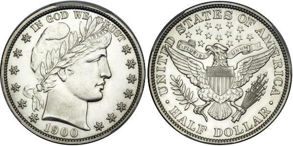 1/2 Dollar USA (1776 - ) Silver 