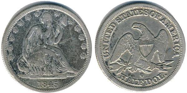 1/2 Dollar USA (1776 - ) Silver 