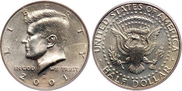 1/2 Dollar USA (1776 - ) Silver John Fitzgerald Kennedy (1917-1963)