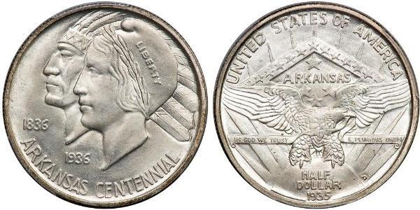 1/2 Dollar USA (1776 - ) Silver 