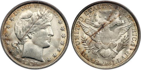 1/2 Dollar USA (1776 - ) Silver 