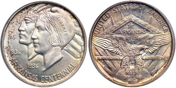 1/2 Dollar USA (1776 - ) Silver 