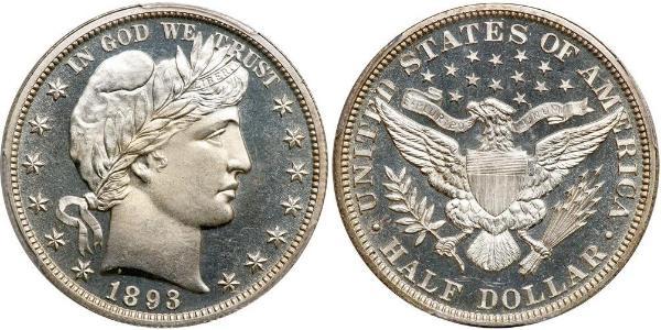 1/2 Dollar USA (1776 - ) Silver 