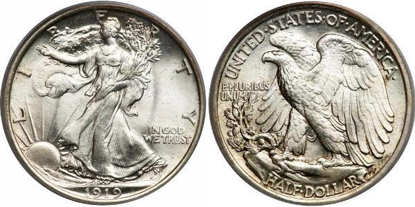 1/2 Dollar USA (1776 - ) Silver 
