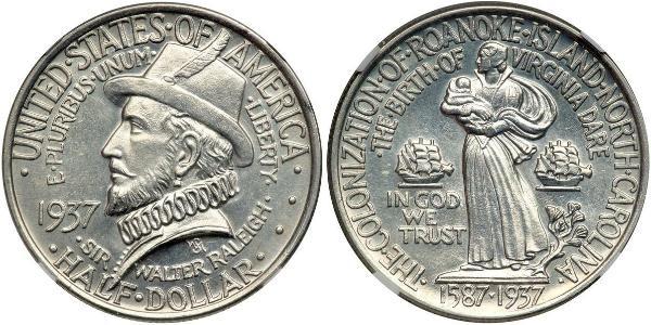 1/2 Dollar USA (1776 - ) Silver 