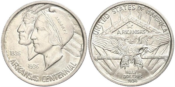 1/2 Dollar USA (1776 - ) Silver 