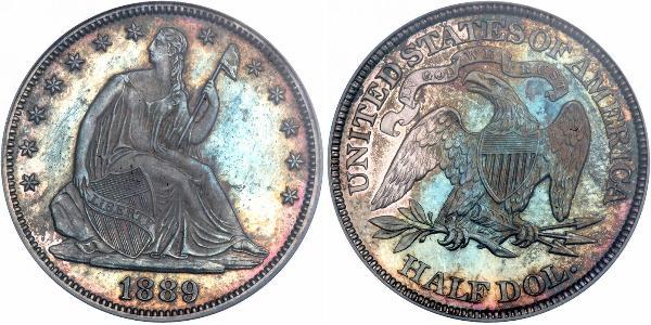 1/2 Dollar USA (1776 - ) Silver 