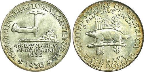 1/2 Dollar Vereinigten Staaten von Amerika (1776 - )  