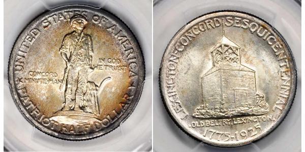 1/2 Dollar Vereinigten Staaten von Amerika (1776 - )  