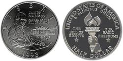 1/2 Dollar 美利堅合眾國 (1776 - ) 銀 詹姆斯·麦迪逊
